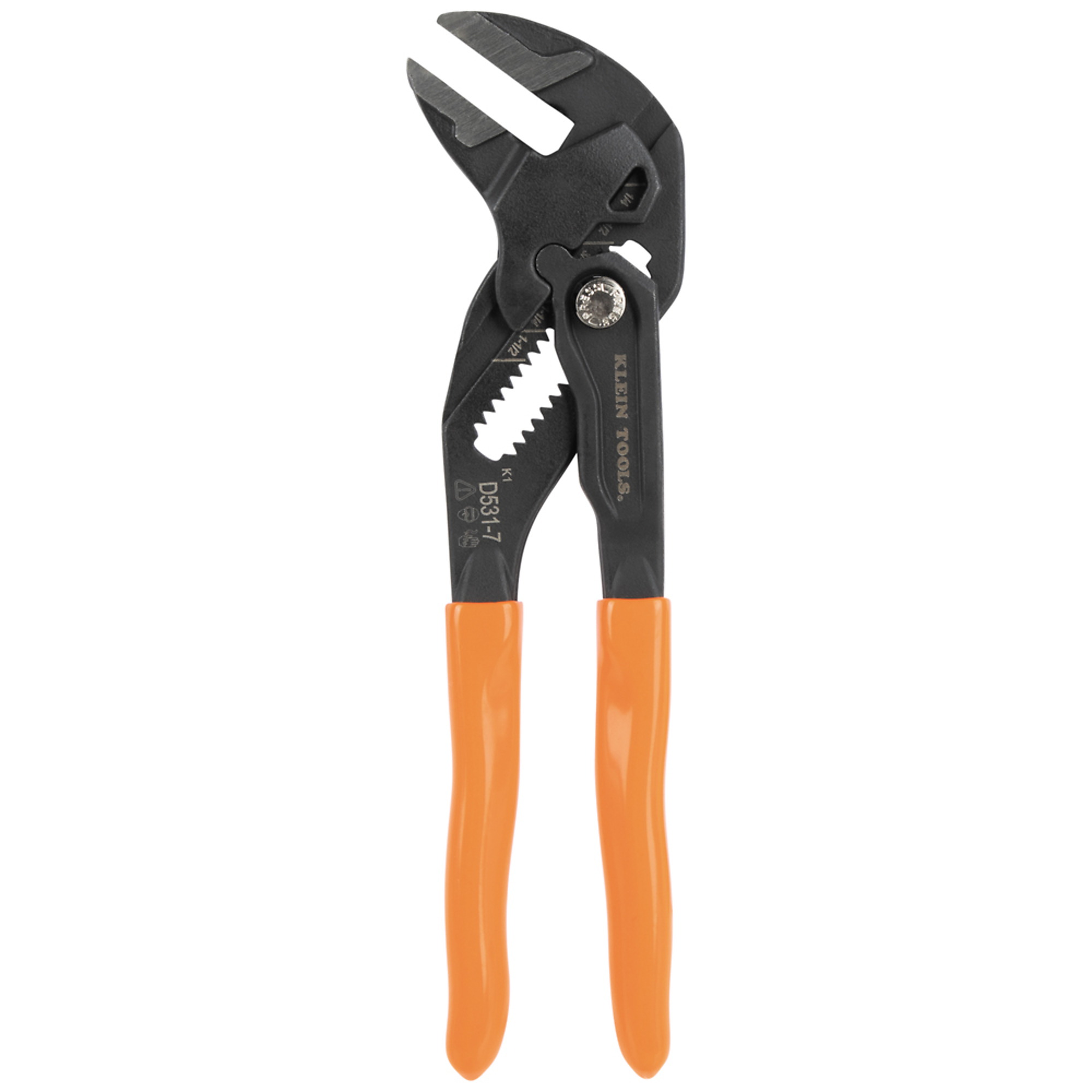 Klein Tools, Compact Plier Wrench, 7in., Jaw Capacity 1.5 in, Model# D5317